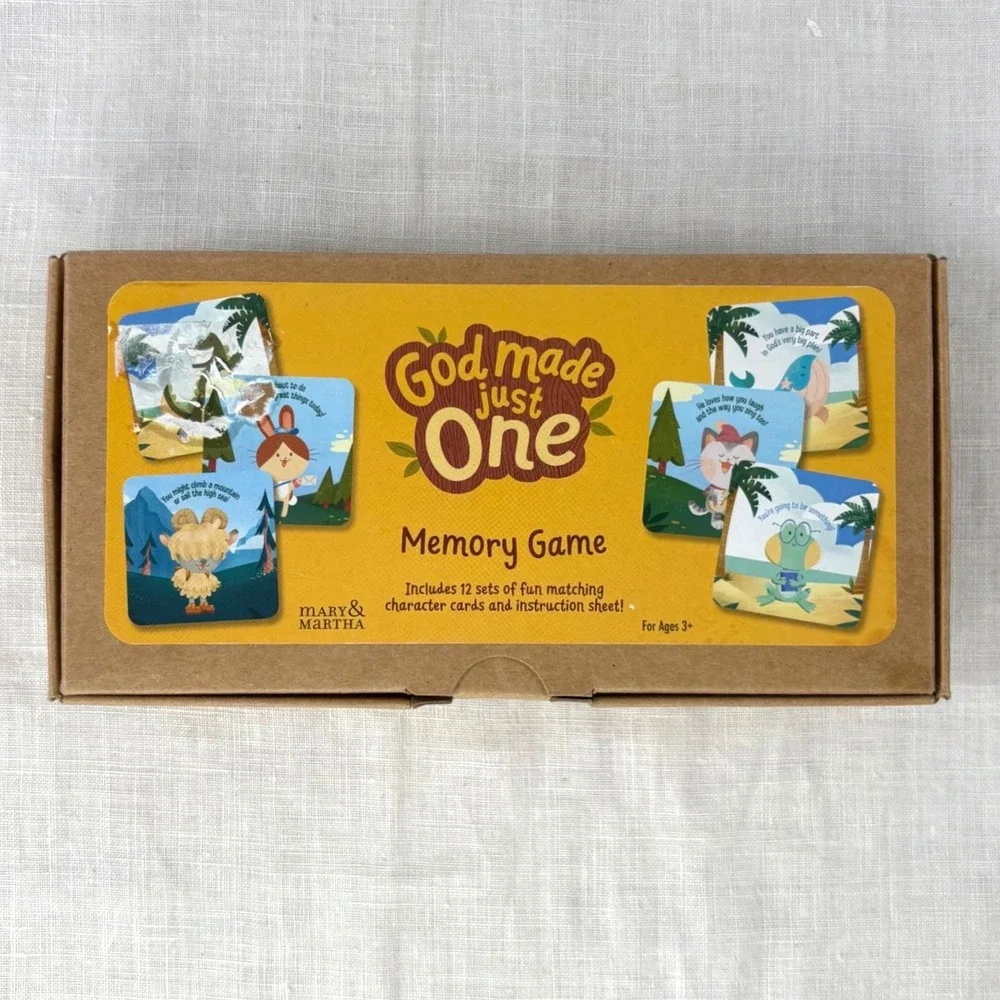 Mary & Martha God Made Just One Memory Game 24 Cards